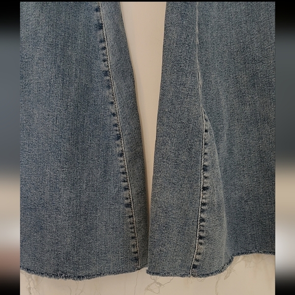 Free People Just Float On Flare Blue  Jeans - Picture 5 of 7